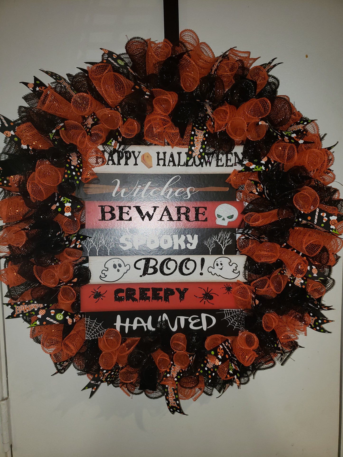 Happy Halloween Wreath