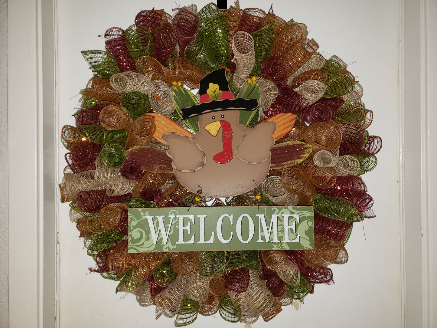 Turkey Time Holiday Wreath