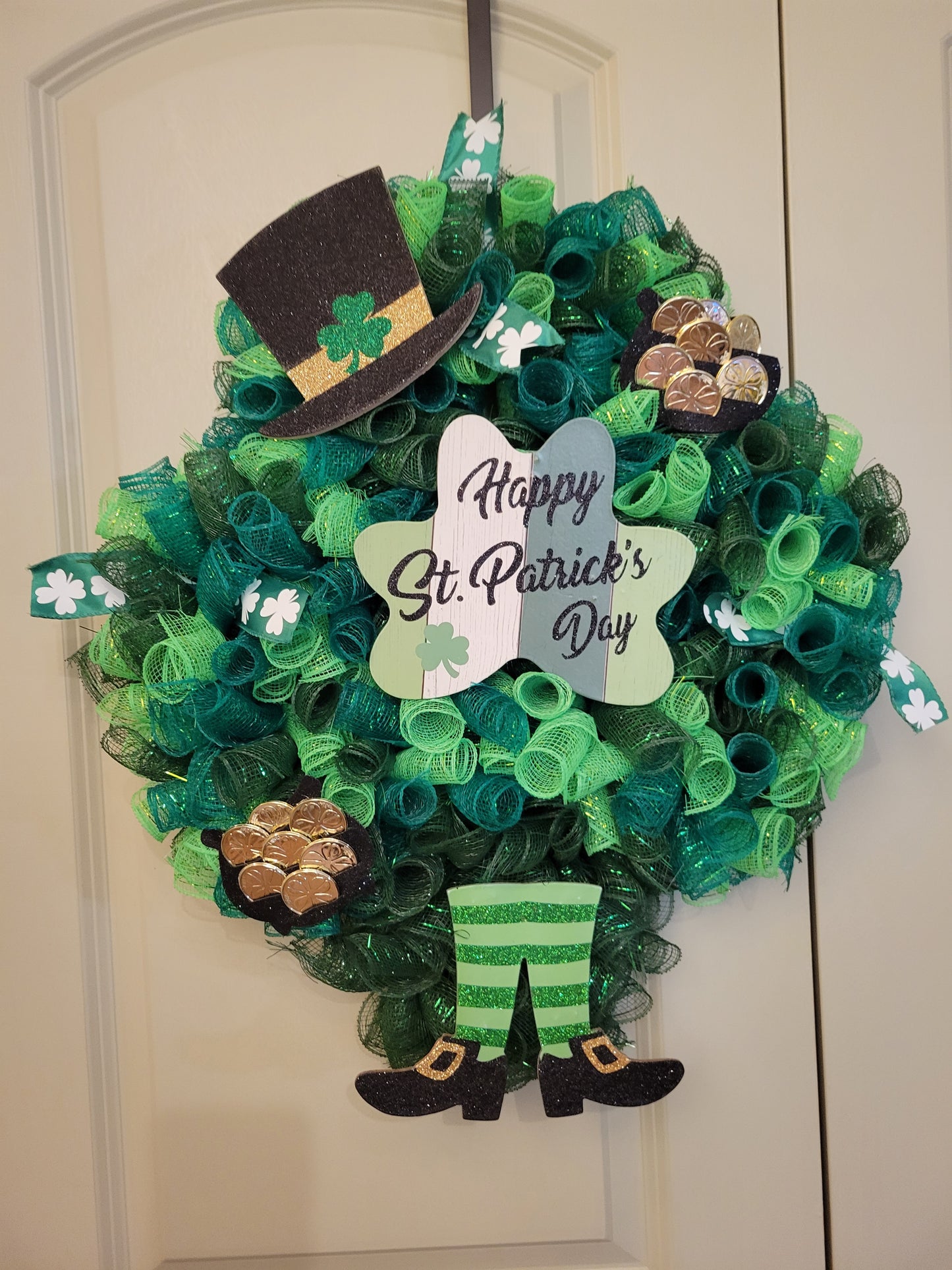 Happy St. Patrick's Day Wreath